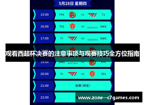 观看西超杯决赛的注意事项与观赛技巧全方位指南